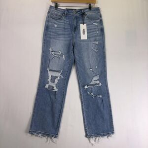 Mica High Rise Straight Leg Denim